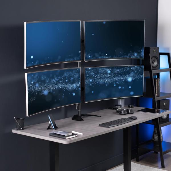 Suporte de mesa de monitor VIVO STAND-TS38B-4 para monitor de 27-38 polegadas Imagem de Suporte de mesa de monitor VIVO STAND-TS38B-4 para monitor de 27-38 polegadas