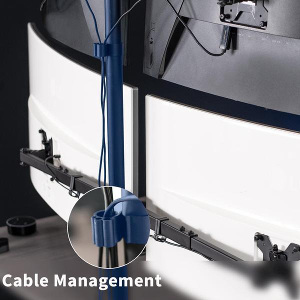 Suporte de mesa de monitor VIVO STAND-TS38B-4 para monitor de 27-38 polegadas Imagem de Suporte de mesa de monitor VIVO STAND-TS38B-4 para monitor de 27-38 polegadas