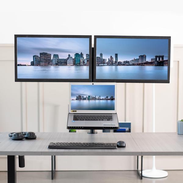 Imagem de Suporte de mesa e suporte para laptop para monitores de 13-27" VIVO