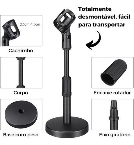 Imagem de Suporte De Mesa It-blue 3602 Para Microfone Mini Pedestal