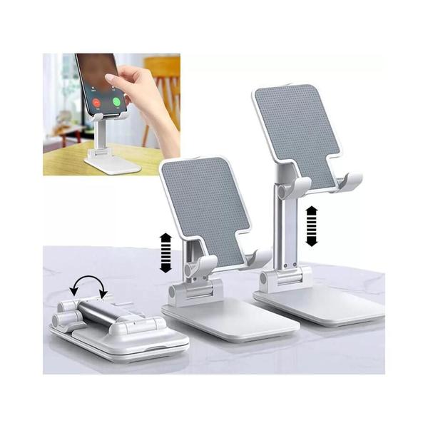 Imagem de Suporte De Mesa Para Celular Ajustável Ergonômico Articulado Tablet Smartphone Várias Cores