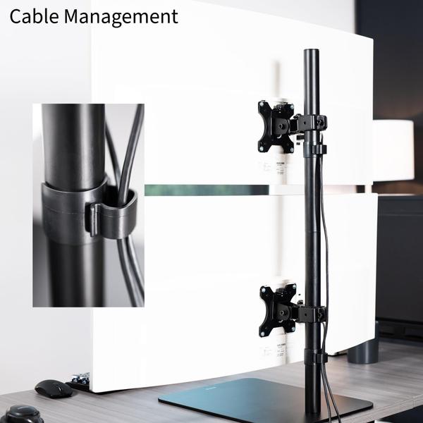 Imagem de Suporte de mesa para monitor VIVO STAND-V200L para 2 pessoas Ultrawide 45"