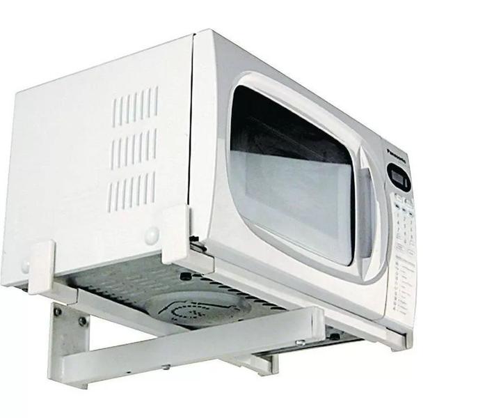 Imagem de Suporte de Micro-ondas e Forno Elétrico Reforçado Resistente Metal 40kg Completo