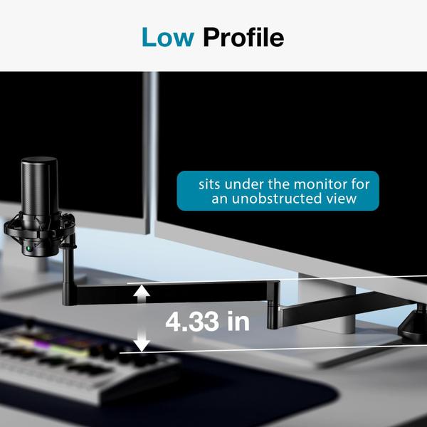 Imagem de Suporte de microfone InnoGear Low Profile para Fifine AM8 K669B