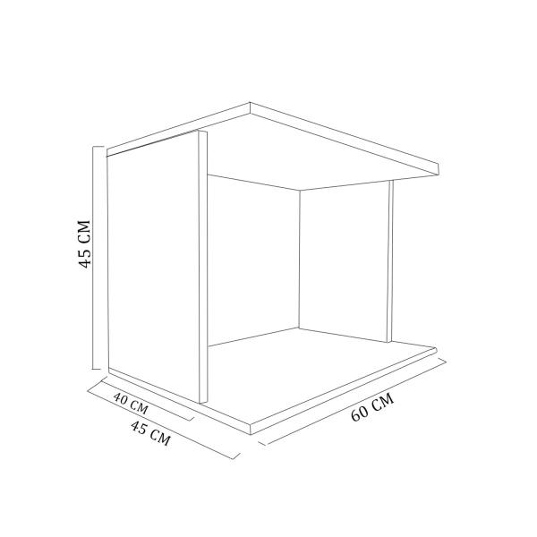 Imagem de Suporte De Microondas Simples Em Mdf