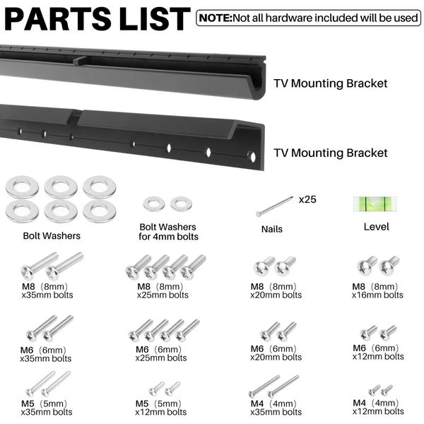 Imagem de Suporte de montagem de TV AENTGIU para TVs de tela plana de 12 a 55 polegadas