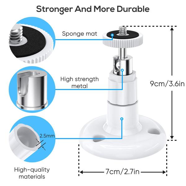 Imagem de Suporte de montagem em parede FastSnail para Wyze Cam Pan V3/V4 e Outdoor