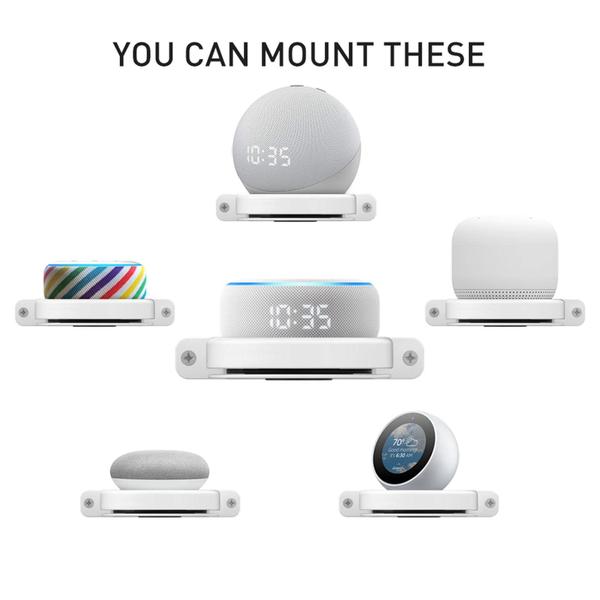 Imagem de Suporte de montagem em parede Pasukit para Echo Dot de 5ª, 4ª e 3ª geração