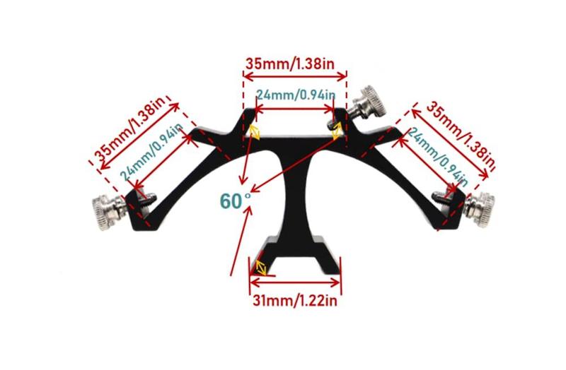 Imagem de Suporte de montagem Finderscope StarPal multifuncional fixo