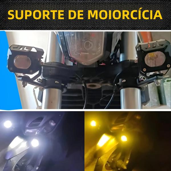 Imagem de Suporte De Montagem Universal Para Farol De Neblina, Durável Para Motocicleta E Bicicleta