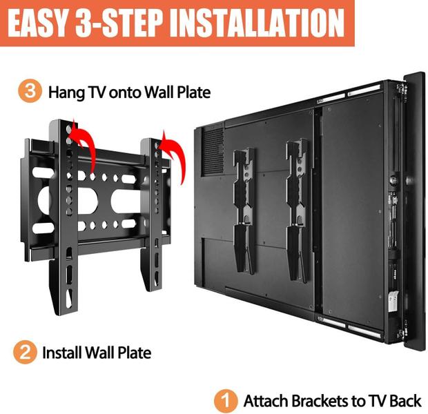 Imagem de Suporte de parede de TV JXMTSPW para monitor de tela de 14-42 polegadas