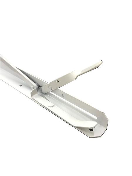 Imagem de Suporte de parede  Dobravel Branco 40cm (o Par) P/ Mesas,prateleiras e bancadas