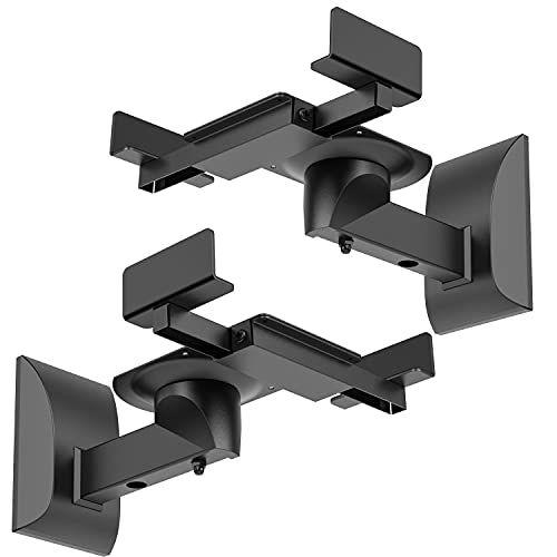 Imagem de Suporte de Parede Duplo para Alto-falante, Suporta até 25kg (SWM201), Preto