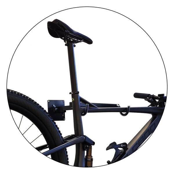 Imagem de Suporte de Parede Horizontal Para Bicicleta Rebatível  Bend