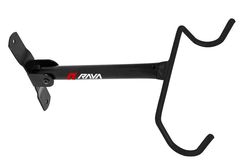 Imagem de Suporte de Parede Para Bicicleta Mtb Emborrachado Retrátil Preto RAVA