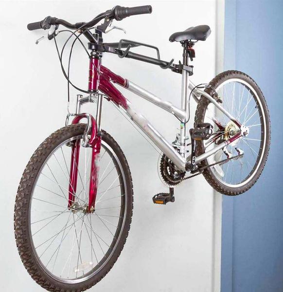 Imagem de Suporte de Parede Para Bicicleta Mtb Emborrachado Retrátil Preto RAVA