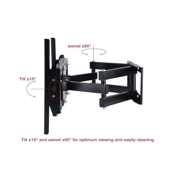 Imagem de Suporte de Parede Para TV de 26" a 65" Polegadas LCD com Rotação de Inclinação Ajustável CP402