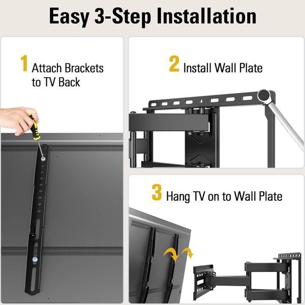 Imagem de Suporte de parede para TV Dream MD2380 para TV de 32-65 polegadas