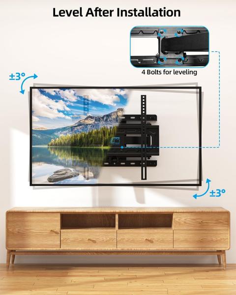 Imagem de Suporte de parede para TV HOME VISION Full Motion 26-65" 60 kg VESA 400x400