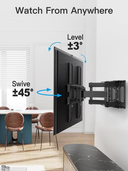 Imagem de Suporte de parede para TV Pipishell para TVs LED LCD OLED 4K de 26-65"