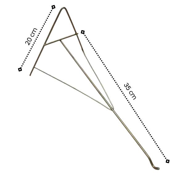 Imagem de Suporte de Parede Tipo A para Plantas (35cm) JC JARDIM