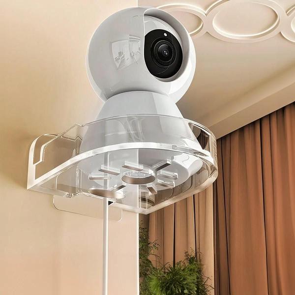 Suporte de Parede Universal para Câmera CCTV - Sem Perfuração - Instalação Fácil e Durável Imagem de Suporte de Parede Universal para Câmera CCTV - Sem Perfuração - Instalação Fácil e Durável
