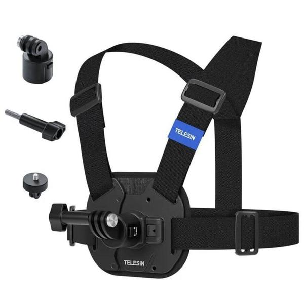 Imagem de Suporte de Peito com Engate Rápido para GoPro e Similares - Telesin