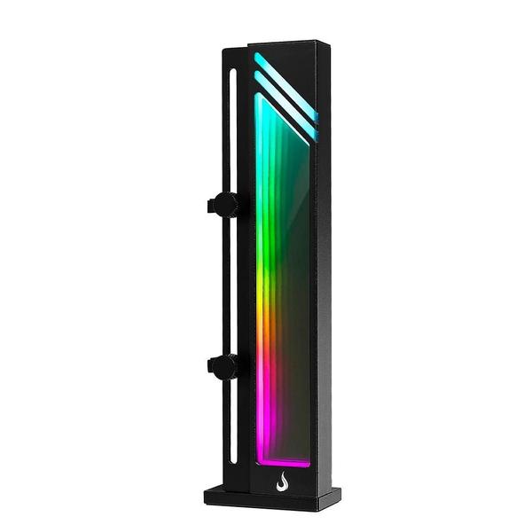 Imagem de Suporte de Placa de Vídeo Rise Mode, ARGB, 500mm, Aura V1, Preto - RM-SPVG-01-ARGB-B