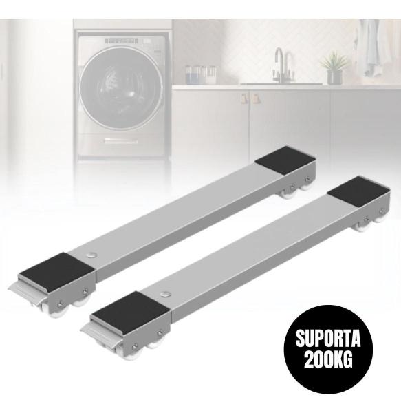 Suporte de Rodinhas Ajustável - 200kg - Shopbr Imagem de Suporte de Rodinhas Ajustável - 200kg