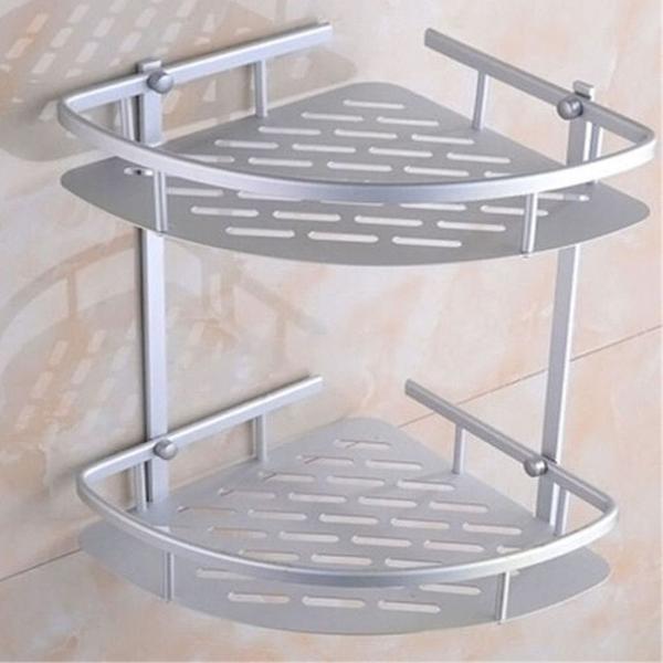 Imagem de Suporte de Shampoo Aluminio Rack de Banheiro Sabonete Prateleiras Parede