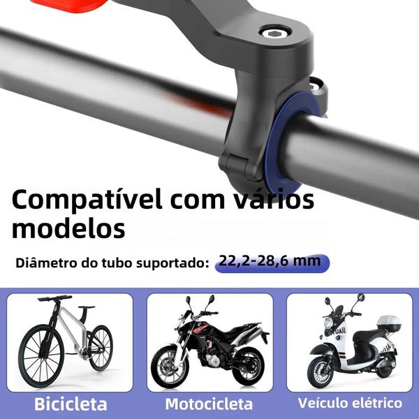 Imagem de Suporte De Telefone Antiderrapante Para Motocicleta, Suporte Para Iphone Xiaomi Ciclismo Mtb Moto