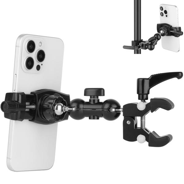 Imagem de Suporte de telefone Clamp Mount Mippko para esteira e bicicleta giratória