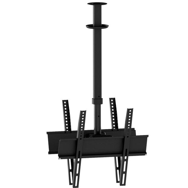 Imagem de Suporte de teto duplo para TVs, monitores de 32" a 65" - Com inclinação