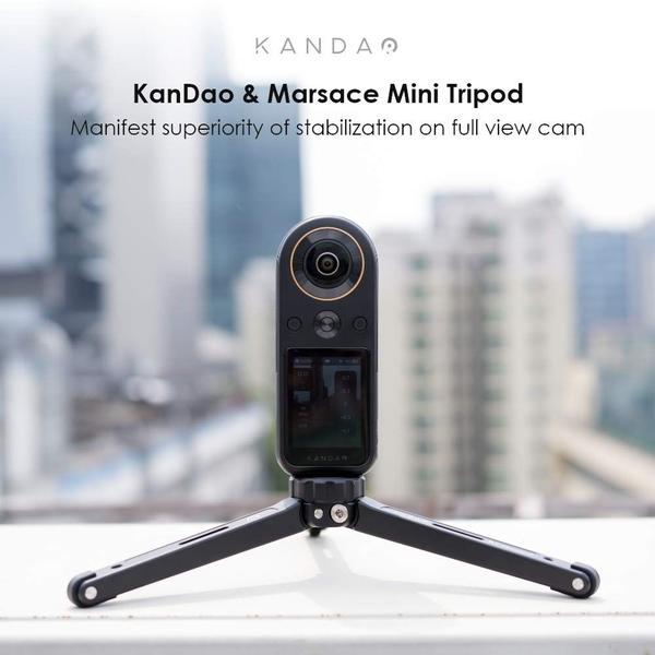 Imagem de Suporte de tripé KandAO Mini para KandAO Meeting 360, Meeting Pro, câmera de conferência Meeting S, QooCam EGO, câmera esportiva 8K e 3