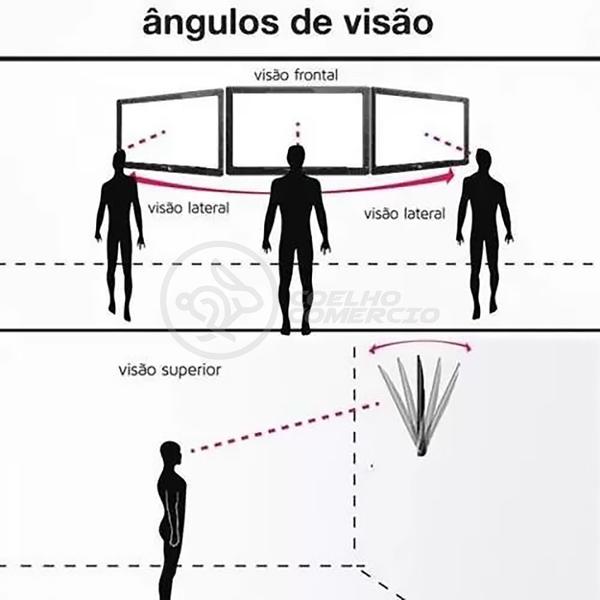 Imagem de Suporte de TV Articulado para Painel e Parede LED LCD Plasma Oled 3D de 14" à 42" Polegadas 302W