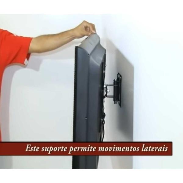 Imagem de Suporte de TV Articulado SBRP120 p/ TVs 10-55 - Preto