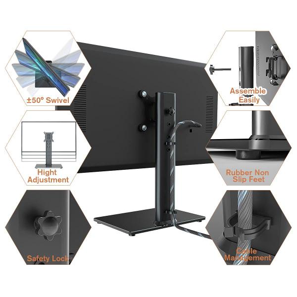 Imagem de Suporte de TV Hemudu HT07B-001 Universal 13-32" 77 libras