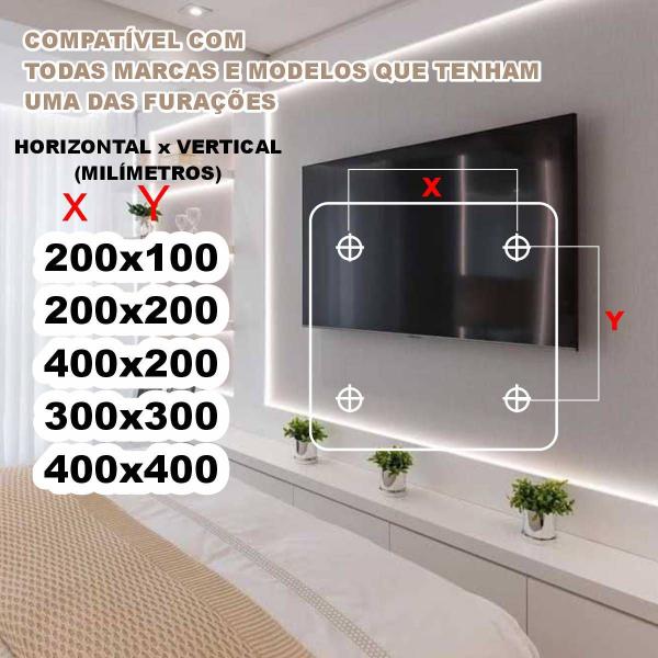 Imagem de Suporte De Tv Para Painel Madeira E Parede Mxt 32 A 55 Polegadas