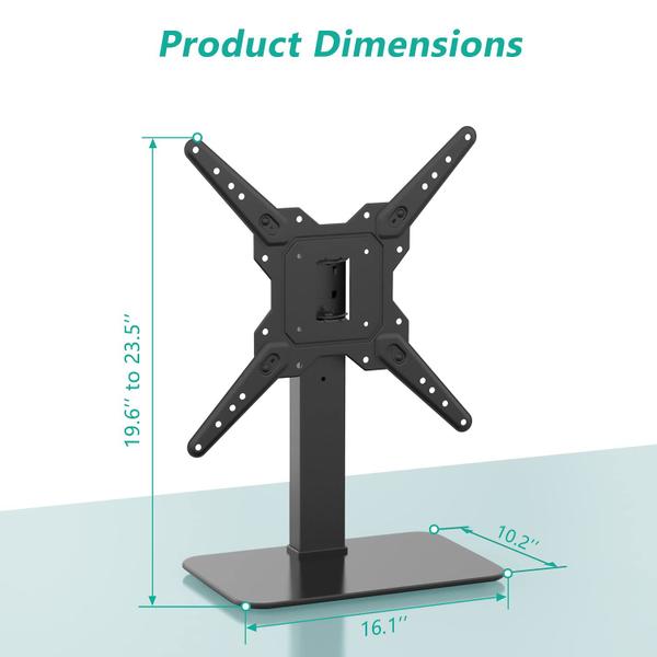 Imagem de Suporte de TV WALI TVF001XL Universal Swivel 70 para TVs de 23-55 polegadas