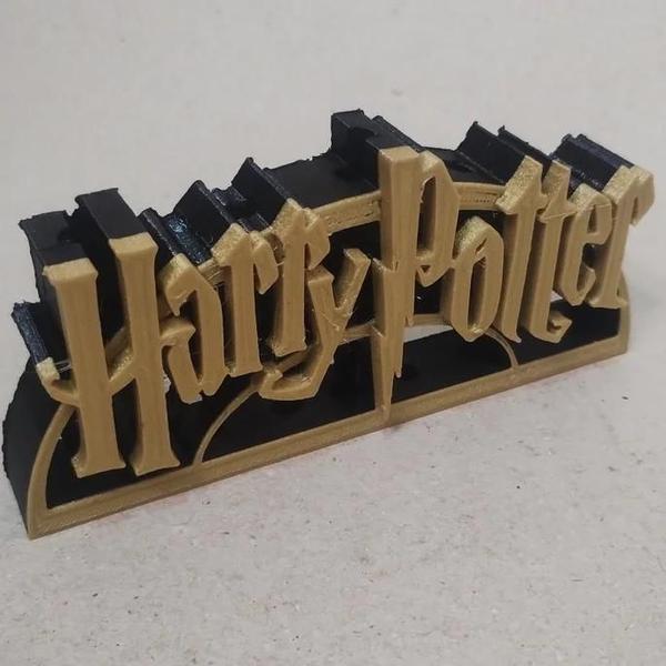 Imagem de Suporte de Varinhas Logo Harry Potter (porta-canetas)