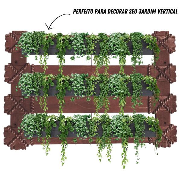 Imagem de Suporte De Vaso Para Parede Jardim Vertical Plantas Floreira