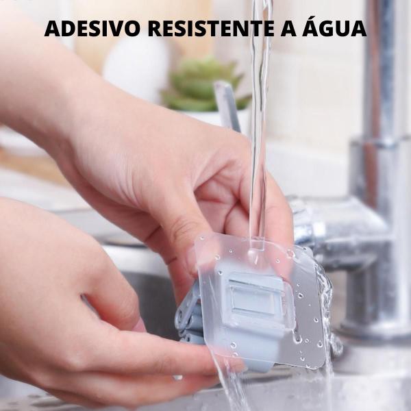 Suporte De Vassoura Pá Mop Organizador De Parede Pendurar 1 Gancho Adesivo - Escolha Seu Kit Imagem de Suporte De Vassoura Pá Mop Organizador De Parede Pendurar 1 Gancho Adesivo - Escolha Seu Kit