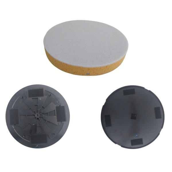 Suporte + disco de esponja e plastico para Desempenadeira - Menegotti Imagem de Suporte + disco de esponja e plastico para Desempenadeira