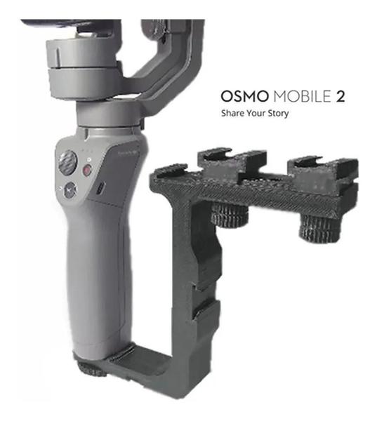 Imagem de Suporte Dji Osmo Mobile 2 E 3 Para Iluminador E Microfone