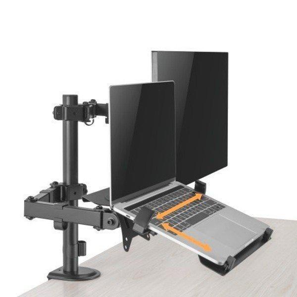 Imagem de Suporte Duplo De Mesa Para Monitor E Notebook Tm24C