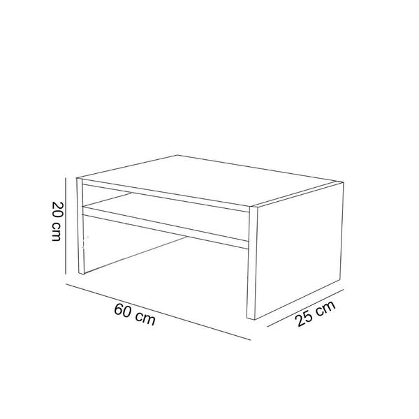 Imagem de Suporte Duplo Para Monitor Em Mdf Preto F031