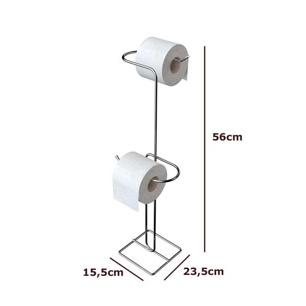 Imagem de Suporte Duplo para Papel Higiênico de Chão - Stolf