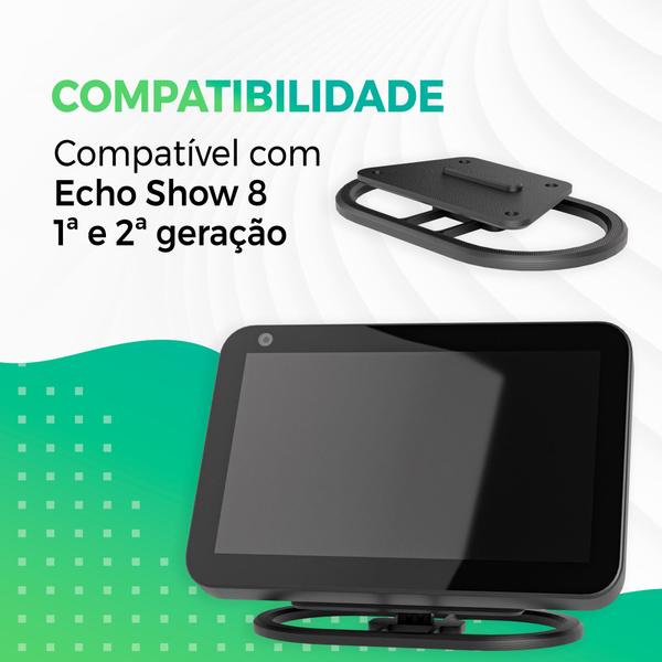 Imagem de Suporte Eco Show 8 1 E 2 Geração Inclinação Ajustável