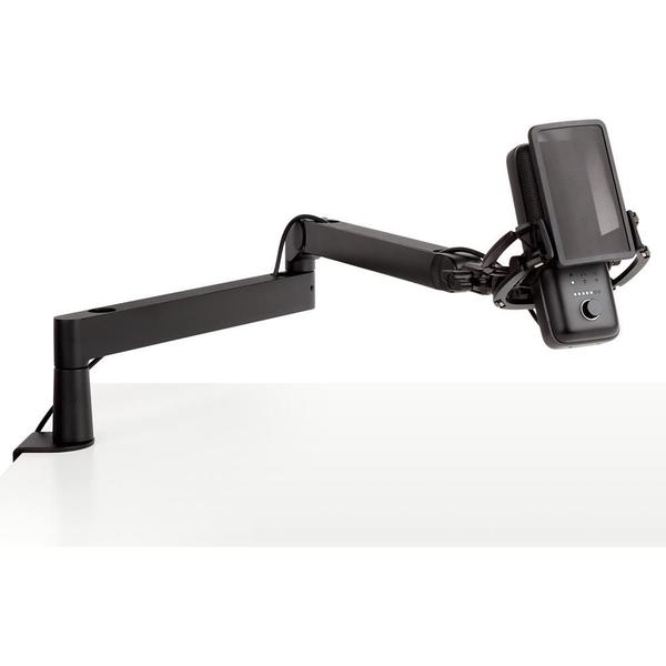 Imagem de Suporte Elgato Wave Mic Arm LP articulado, canais para ocultar cabos, braçadeira de mesa versátil - 10AAN9901