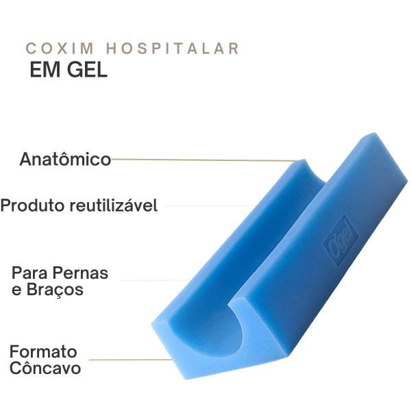 Imagem de Suporte Em Gel Perna E Braço Côncavo Cirúrgico Operatório P